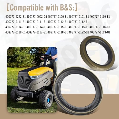 Image of 2 Set 594195 Crankcase Gasket & 795387 Oil Seal Compatible with B&S Toro Engines 40H777, 40G777, 74812, 74814, 13AT61RH048