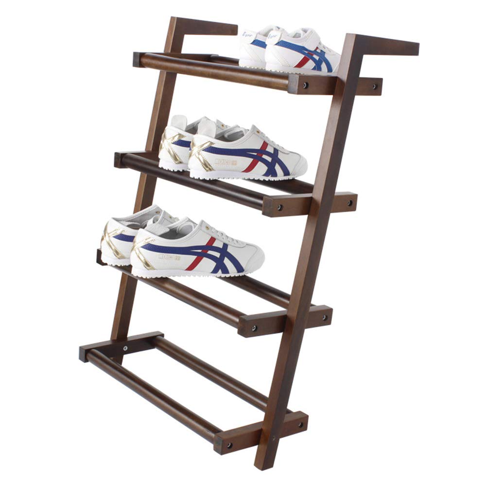 XYSQWZ Shoe Racks Storage White, Shoe Racks, Shoe Racks White 4-Tier Shoe Rack Stand Organizer Storage Shelf Ideal for Hallway, Bathroom, Living Room, Bedroom and Corridor 49 * 23 * 70 Cm Feito na