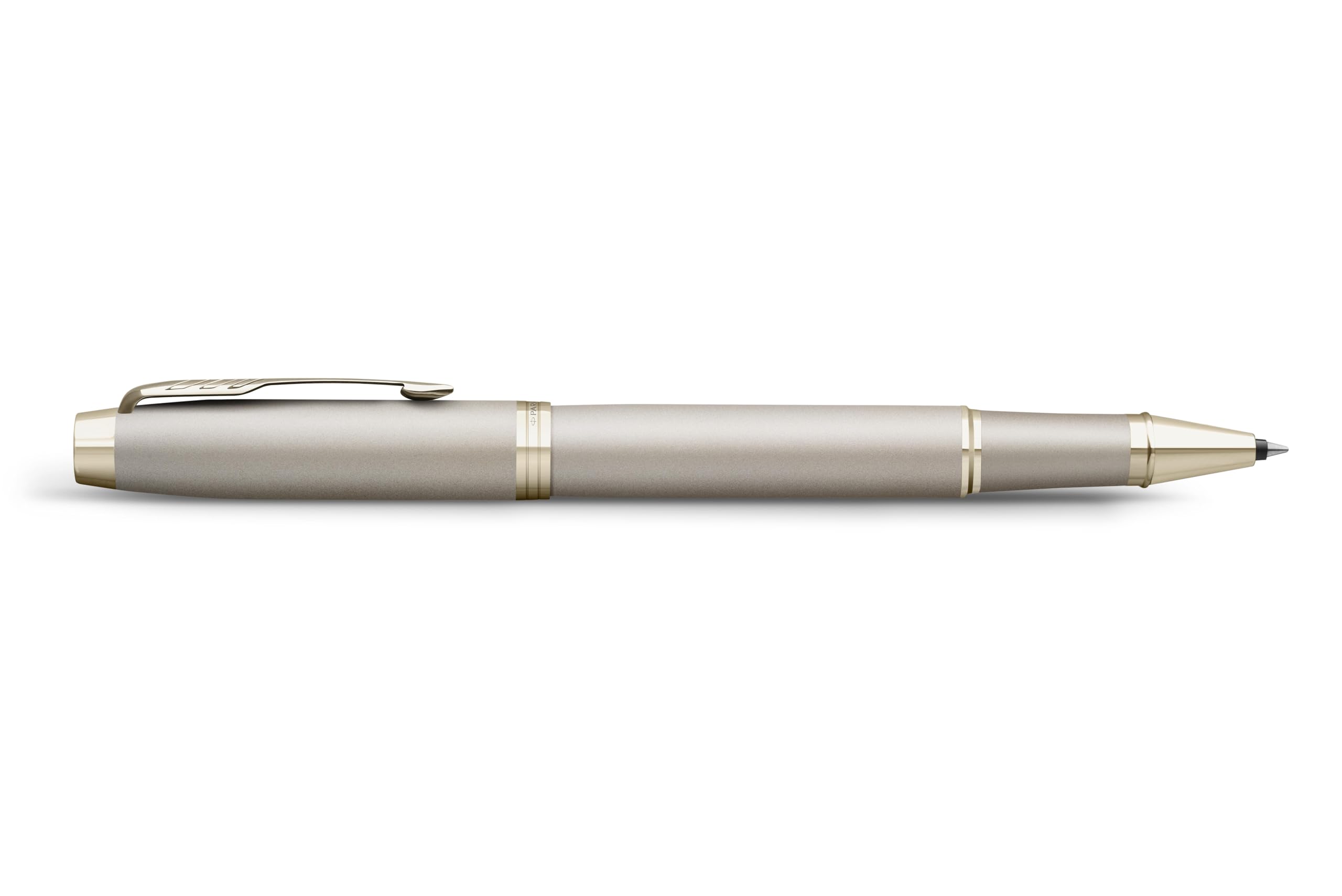 PARKER IM Professionals - Penna roller monocromatica con incisione, penna premium, confezione regalo, ricarica nera, regalo personalizzato, nome, compleanno, champagne