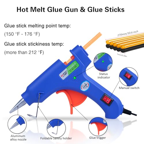 Image of Dent Puller Kit - Paintless Dent Removal Kit, Dent Repair Kit with Slide Hammer T-Bar, Bridge Puller, Car Dent Puller Kit for Auto Hail Damage Door Ding 38 pcs (with Glue Set)