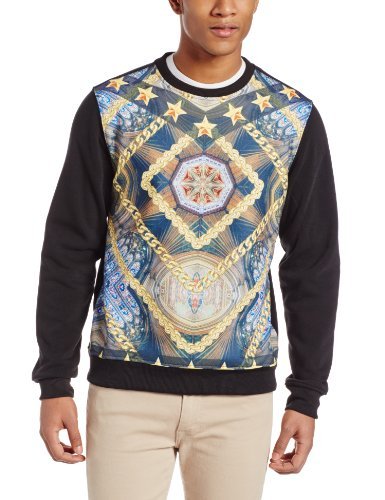 Southpole Men's Sublimation Crew Neck Fleece Sweater