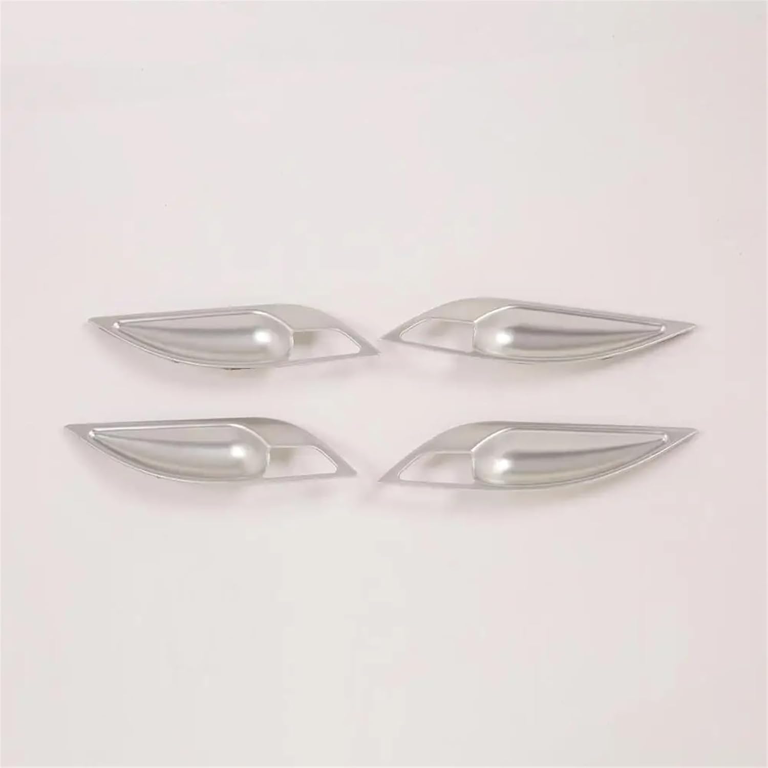 4 pcs for bmws X1 E84 2011-2015 Car ABS Interior Door Handle Trim Accessories(Silver)