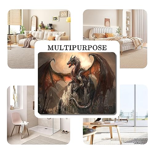 Tapete Decorativo Grande 5'x6' para Dormitorio miniatura 6