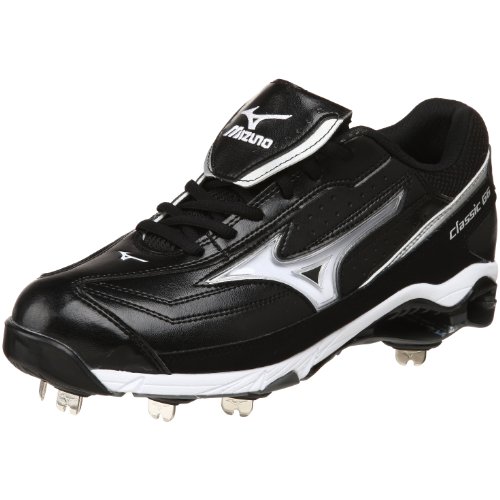 Mizuno 9 Spike Classic G6 Low Switch para hombre, Negro/Blanco, 16