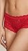 hanky panky Women's Signature Lace Boyshort, Red, S