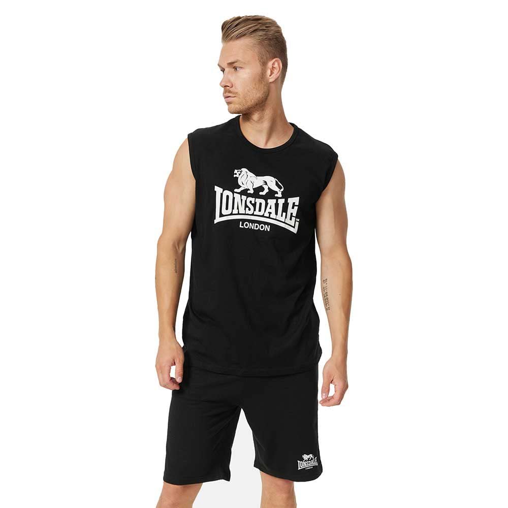 Lonsdale Men's Noir Tank Top Regular Fit Clopton