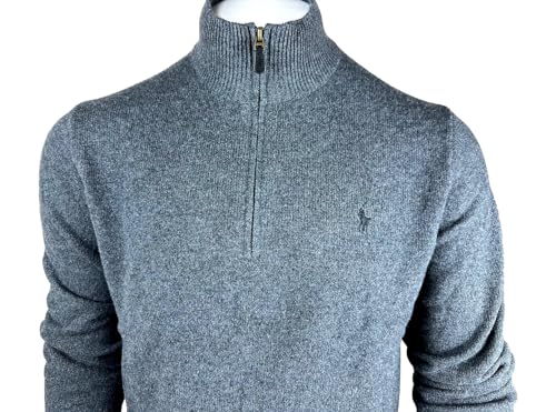 POLO RALPH LAUREN Men's Quarter-Zip Wool Blend Sweater3