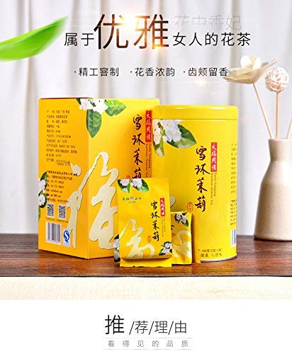 Tenfu's TEA Snow Ring Shaped Jasmine Tea 100g (3.5 oz)