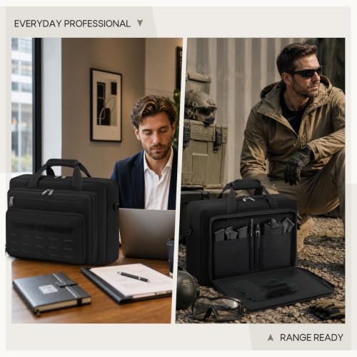 RAINSMORE Tactical Laptop Bag for Men 15.6/17.3 Inch Military Messenger Bag - image 7