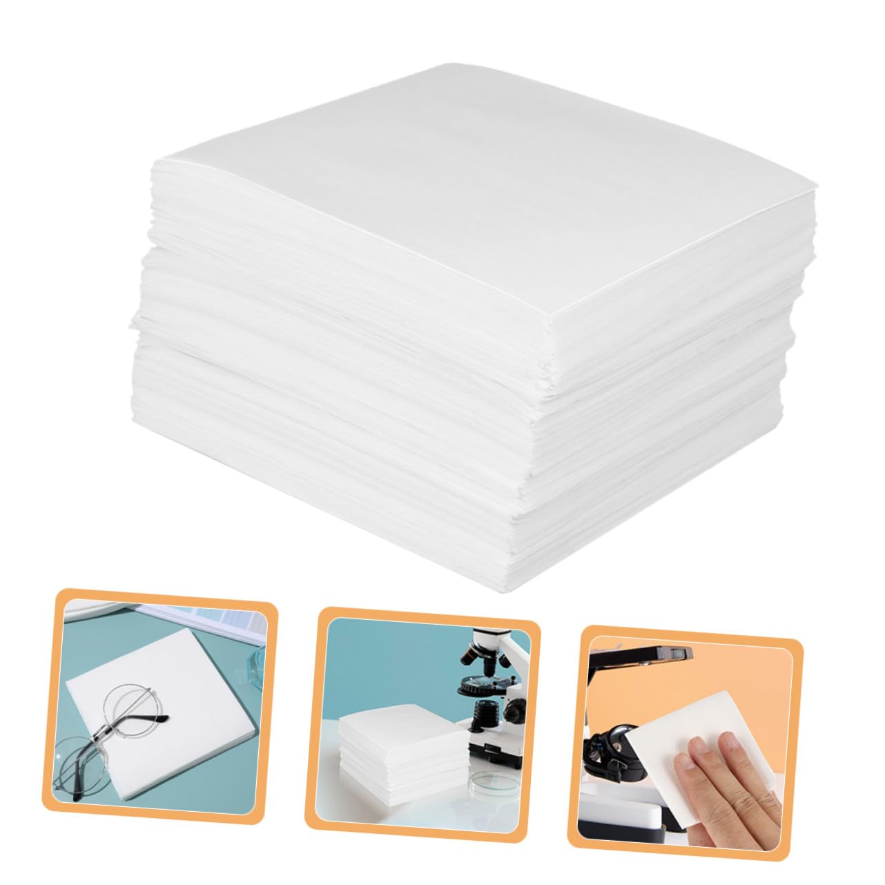 1200 Pièces Lingettes pour Lentilles Lunettes et Écrans Électroniques Nettoyage Antistatique Portable pour Appareils Photo Téléphones et Claviers