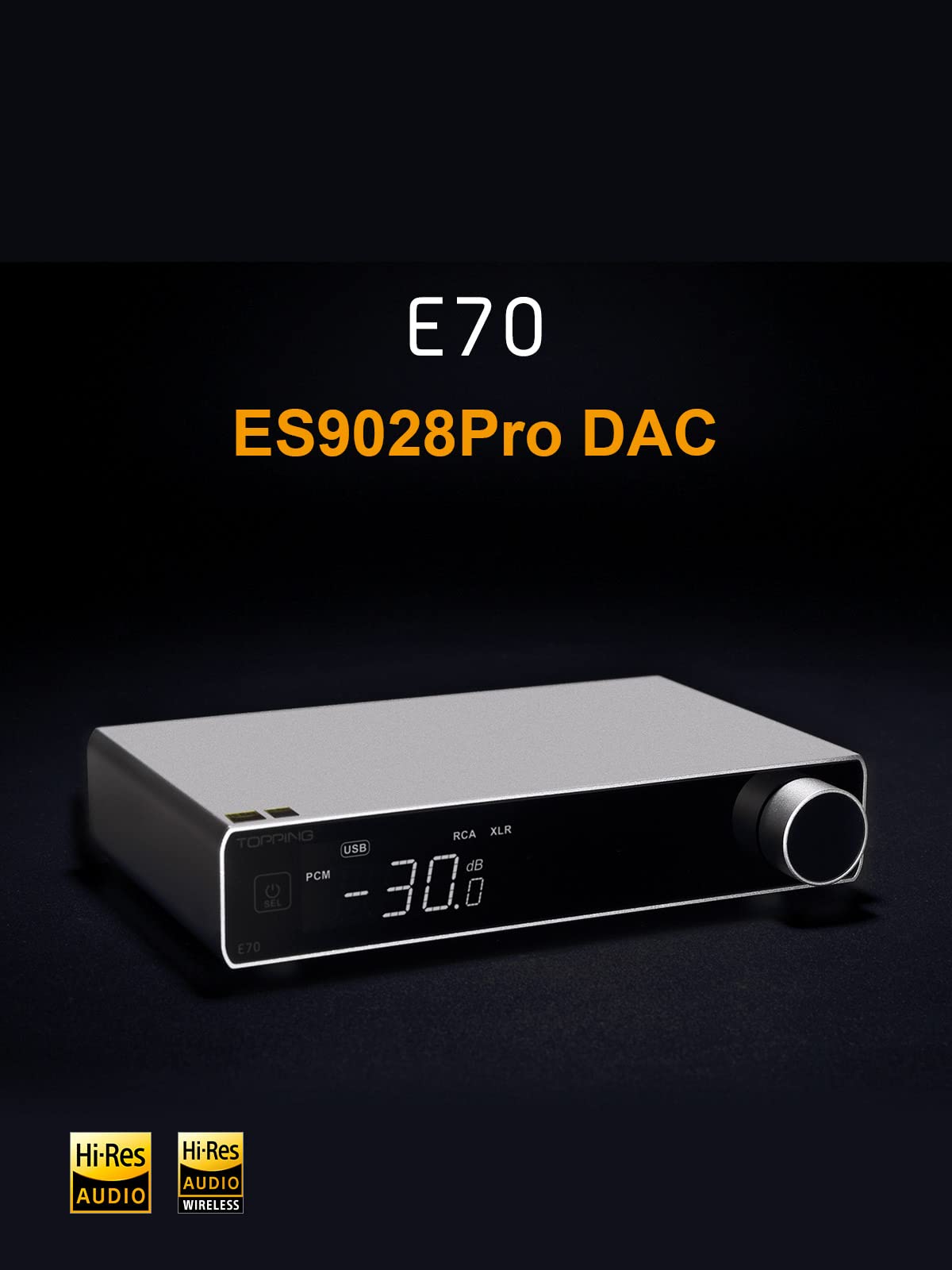 Amazon.co.jp: TOPPING E70 ES9028Pro DAC XU316 RCA XLR出力 