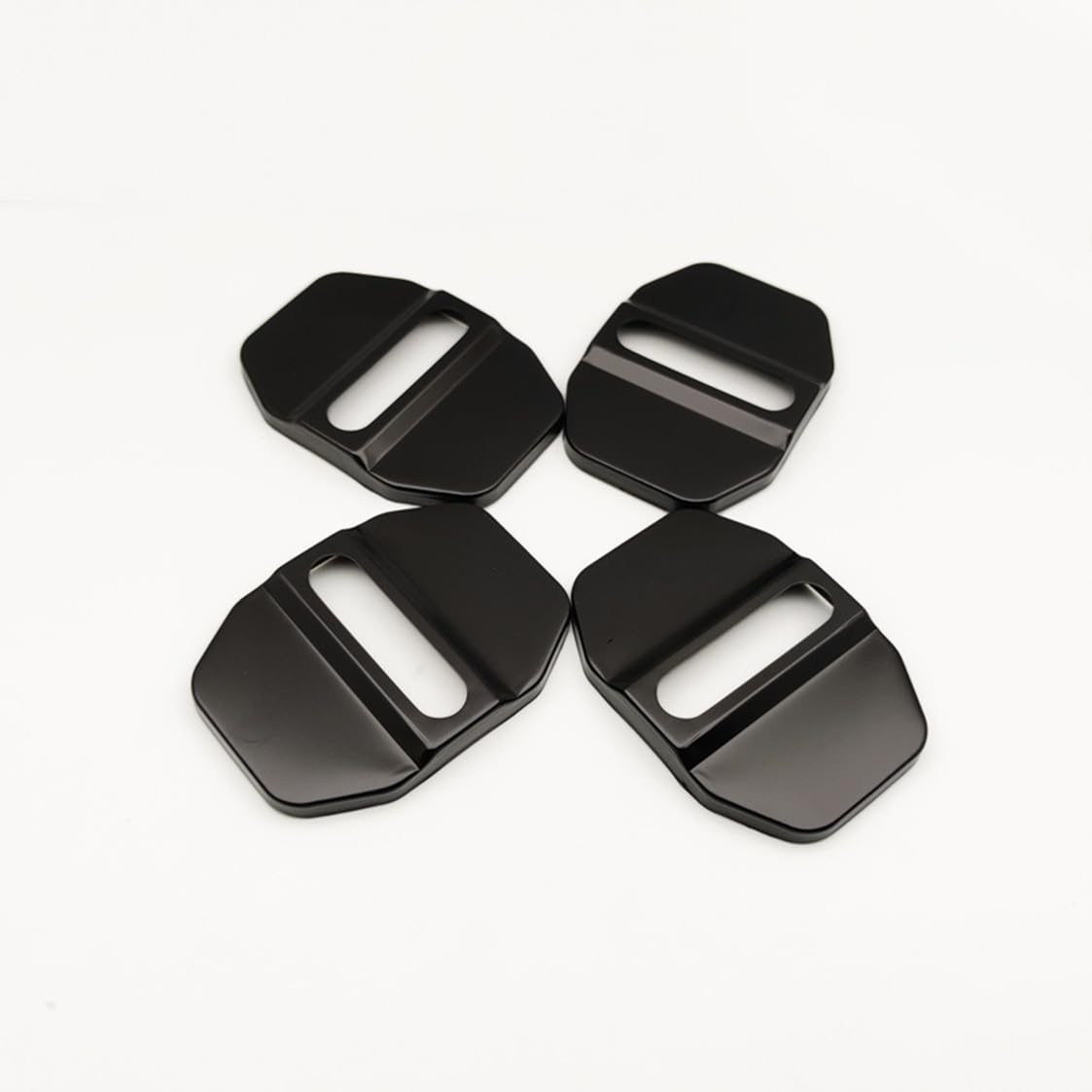 4 stuks Autodeur Slot Cover, voor Toyota C-HR CHR Hybrid/C-HR EV Autodeur Slot Beschermende Covers Deur Slot Striker Cover Anti-Corrosie Autodeur Slot Beschermer,A