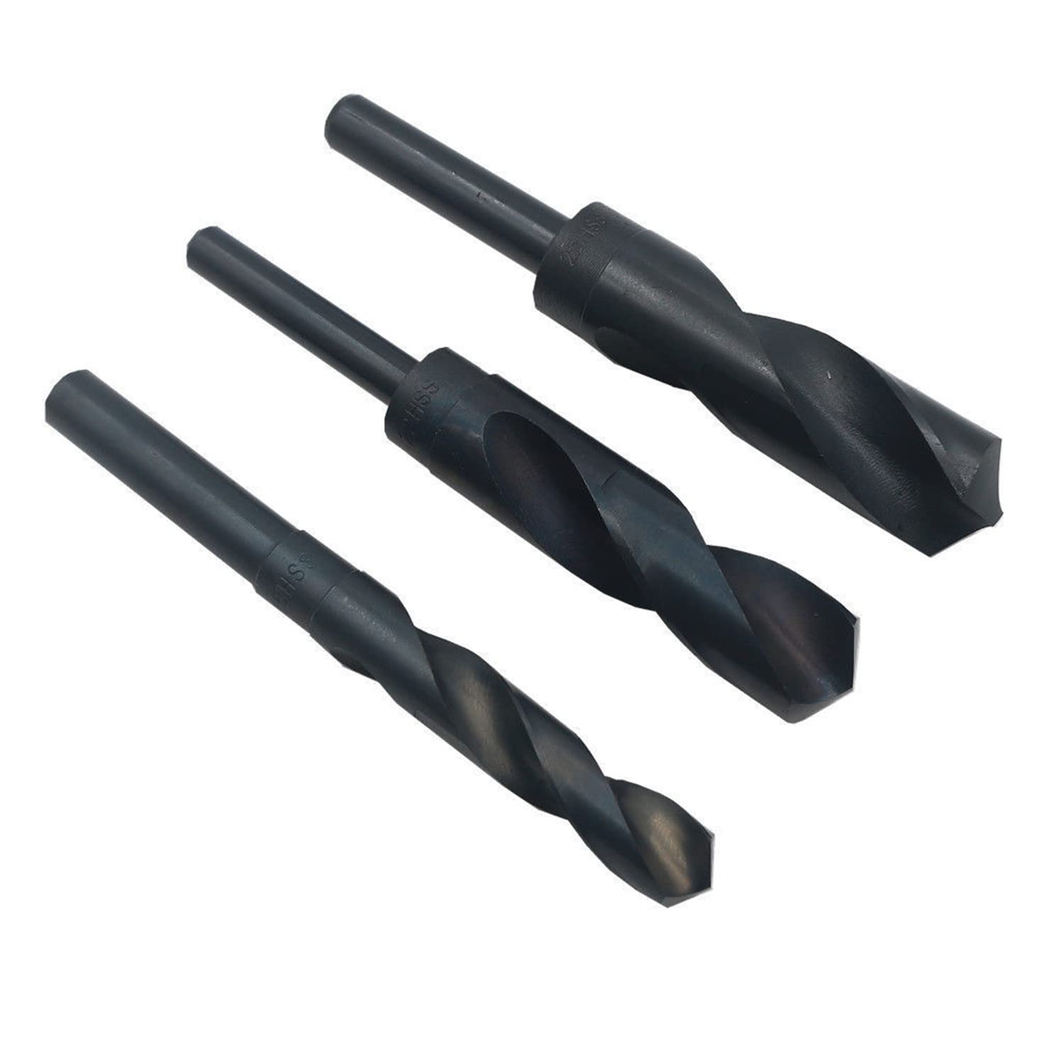 HSS Girar Brocas - 28mm Reducido Vástago Acero de alta velocidad 9341 1/2 Inch Espiral/Banco Broca Abridor DIY Herramienta para Acero inoxidable/hierro/cobre/aluminio/madera/plástico