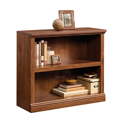 Sauder 2-Shelf Bookcase, Oiled Oak Finish #TOP3