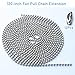 120-inch Ceiling Fan Pull Chain, Pull Chain Extension for Ceiling Fans and Light Fixture, Rust Proof Stainless Steel 3mm Beaded Ball Chain with 12 Matching Connectors (Silver)