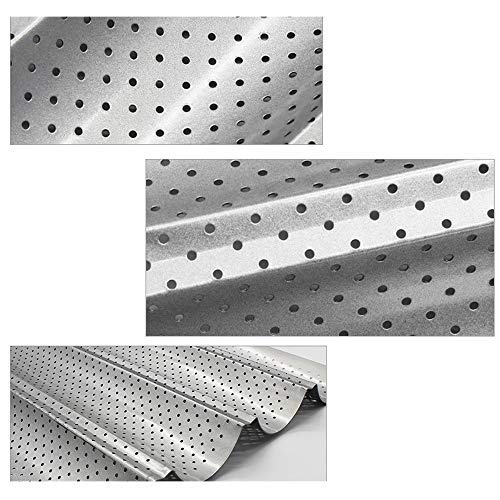 ETiME Teglia Baguette per Forno, Stampo per