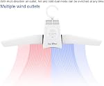 DEWIN Travel Portable Foldable Electric Clothes Drying Hanger Dryer Rack Machine US Plug 110-240V