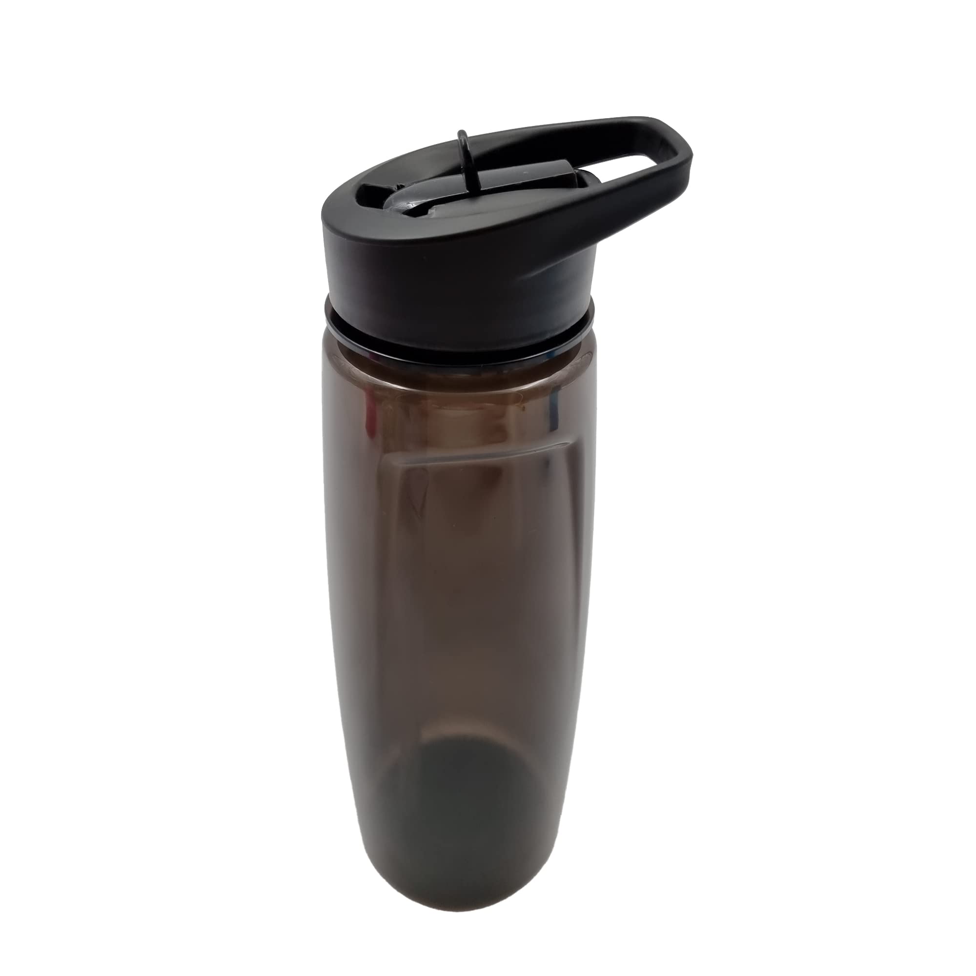 Schone Grey Coloured Sports Bottle – 750Ml – Internal Drinking Straw – Drinking Spout – For All Cold Liquids (Grey)