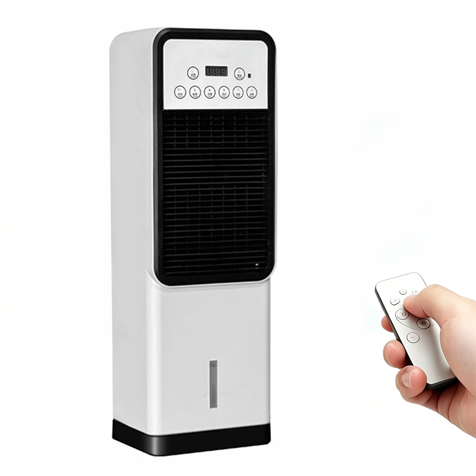 Aire Acondicionado Enfriador De 12000 Btu Con Control Remoto, Enfriador Evaporativo Y Calefactor Para Oficina En Casa