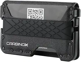 Carteira inteligente Pro bloqueio RFID e NFC, design fino e minimalista, capa de poliuretano resistente à água, Preto, Slim