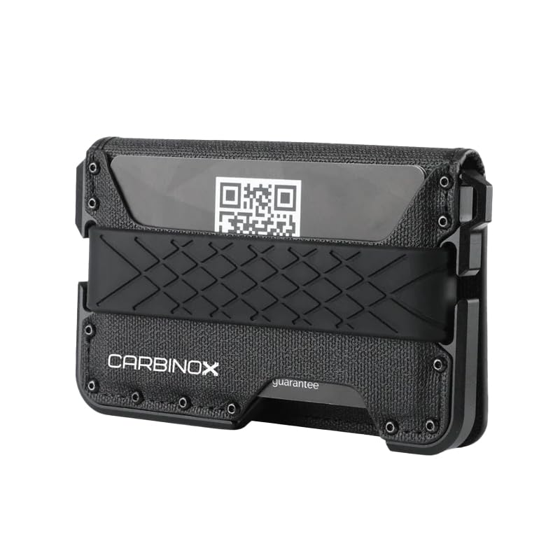 CARBINOX Smart Wallet Pro RFID & NFC Blocking, Slim Minimalist Design, Water-Resistant PU Cover