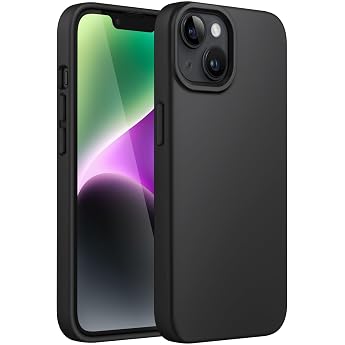 JETech Silicone Case for iPhone 14 Black