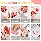 75ml Ungiftige Farben DIY Baby Handabdruck für Neugeborene Geschenk Stempel Kinder, Art Fingermalfarben für Hause Schule (75ml Rot)