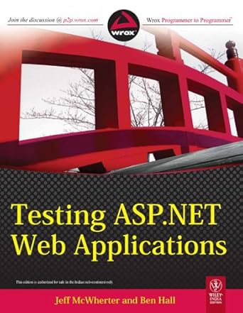 Buy Testing ASP.NET Web Applications Book Online at Low Prices in India ...