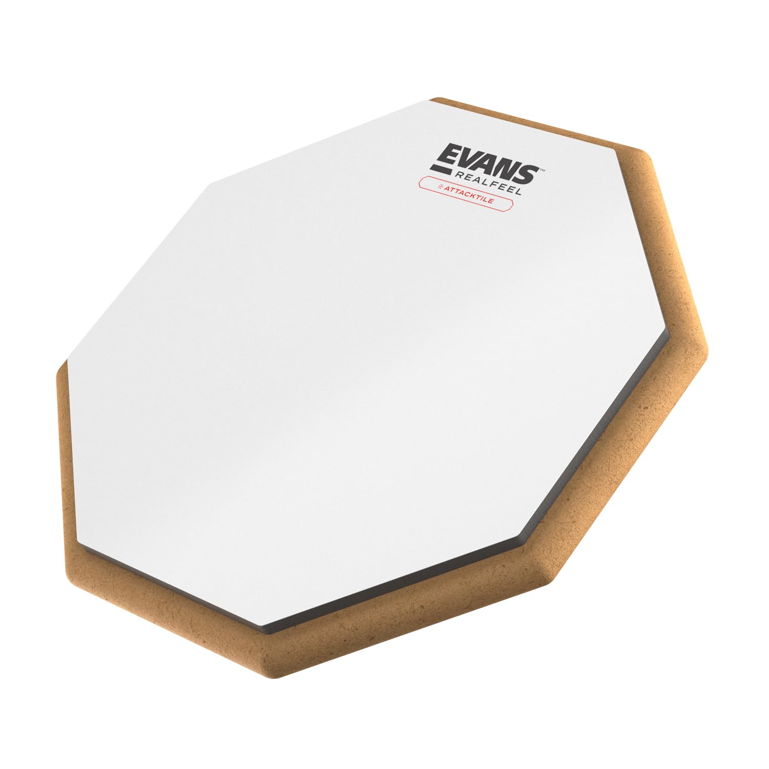Evans RF10G-AT Real-Feel Practice Pad Attacktile 10 Zoll Übungspad + keepdrum Drumpad Stativ