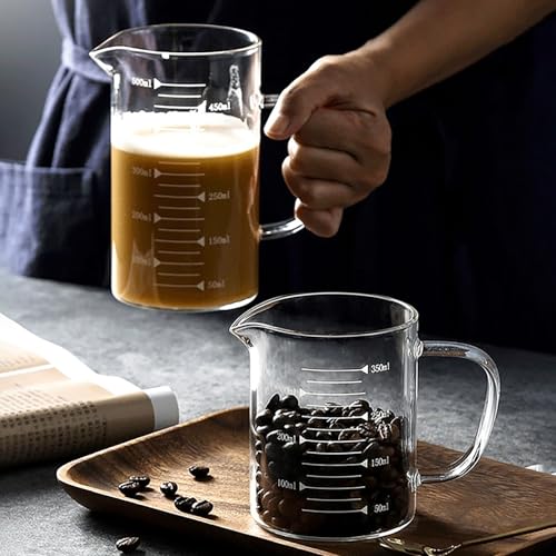 Szklana zlewka, zlewka laboratoryjna z uchwytem, odporna na pleśń, odporna na wilgoć, miarka do płynów laboratoryjnych, 1000 ml