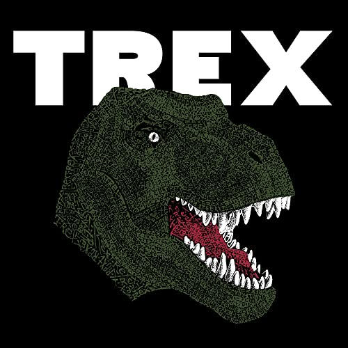 T-Rex Head - Boy's Word Art Crewneck Sweatshirt2