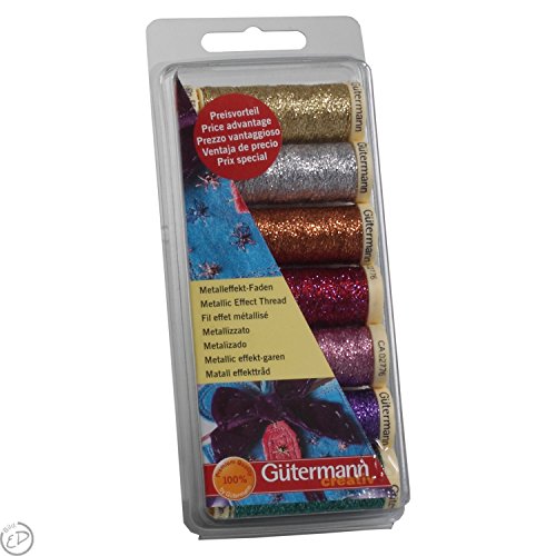 Gütermann Juego de Hilos de Poliéster Multicolor 50m miniatura 2