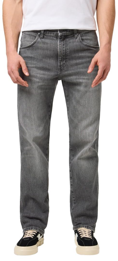 Wrangler Men's Frontier Relaxed Straight Fit Straight Leg Jeans, Marshall, 31 W/34 L