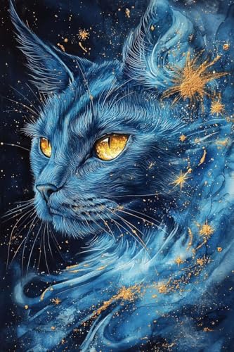 Kit full drill peinture diamant 50x70cm avec mosaïque animale