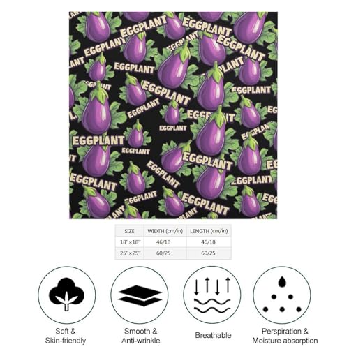 Eggplant Womens Kerchief Silk Hair Bandanas Scarf Square Satin Head Scarves2