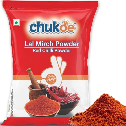 Image of Chukde - Lal Mirch Powder (17.63 OZ) - Red Chilli Powder for Authentic Flavor - Essential Spice for Every Kitchen - Ideal for Curries & Marinades - 500 Gm