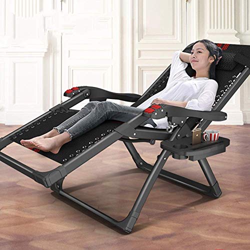 Chaise longue inclinable Zero Gravity en acier et textoline - 3