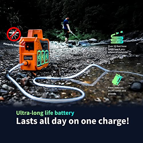 Zooobelives ‎TOPFENG1000 High Pressure Camping Shower thumb #4