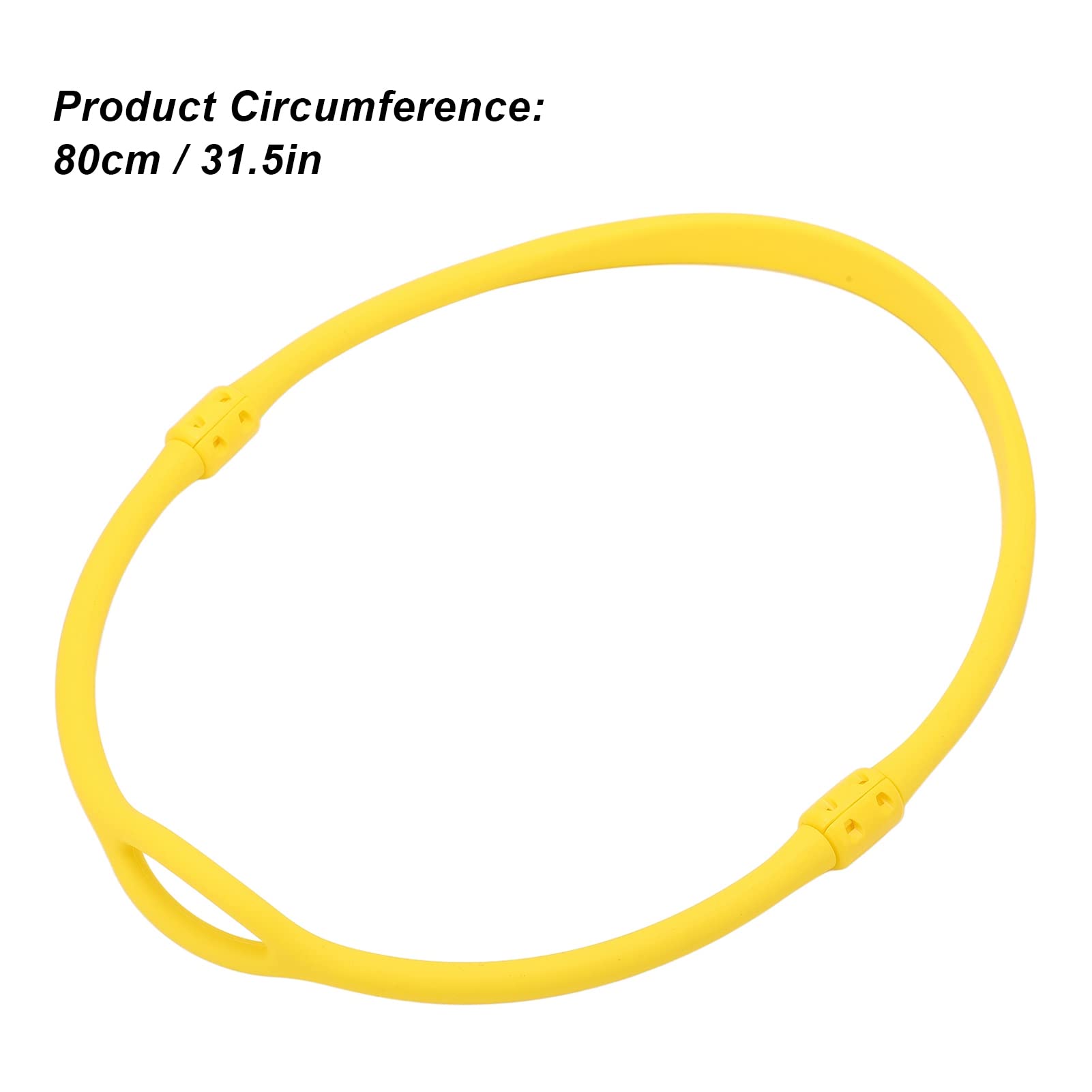 Gavigain Silicone Regulator Necklace Scuba Diving Holder Yellow for Divers (80CM)