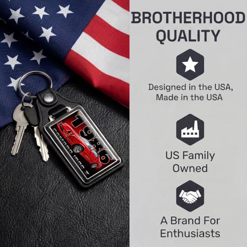 Image of Brotherhood Car Key Chain for Camaro - Classic Models Keychain