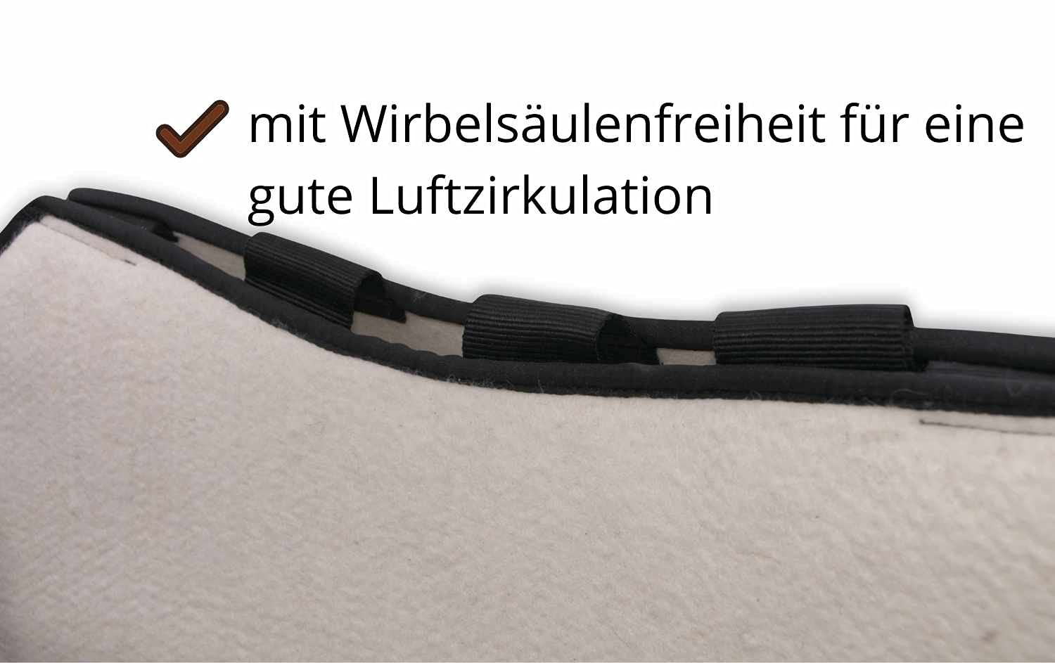 AMKA Dressur Schabracke aus Filz Filzschabracke