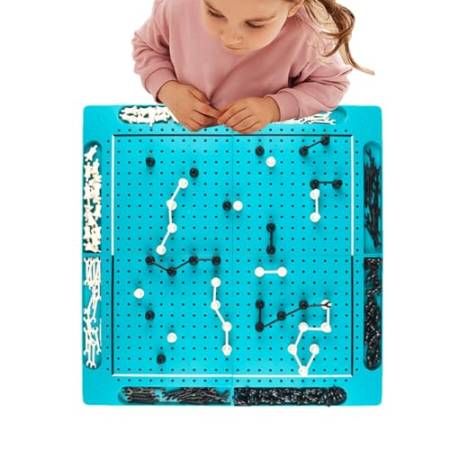 Ensemble d'échecs en noir et blanc portable Teksome pour deux joueurs