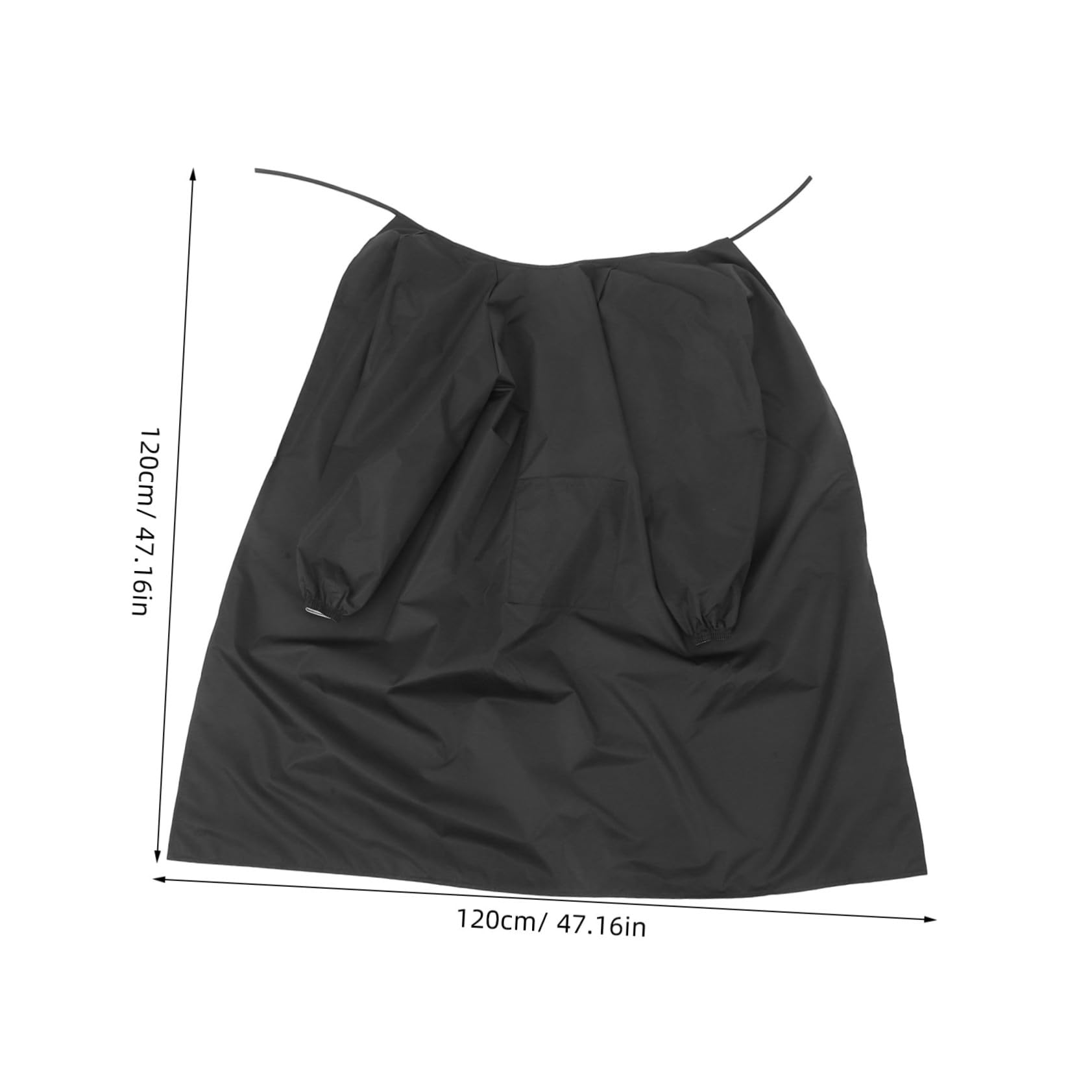 Tablier Imperméable et Anti-Huile à Manches Longues, Usage Ménage et Peinture, Vêtement de Travail avec Poches, pour Hommes et Femmes