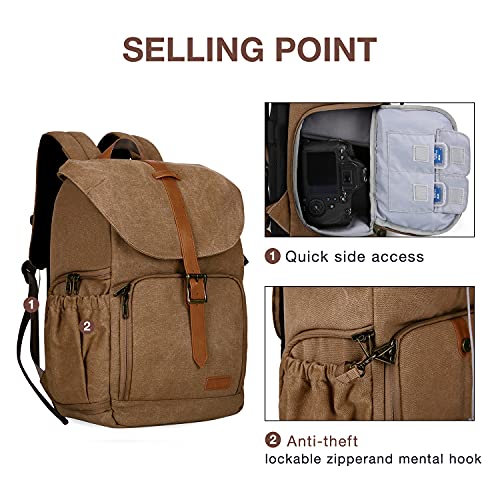 Mochila para cámara DSLR con compartimento para laptop 15" miniatura 4