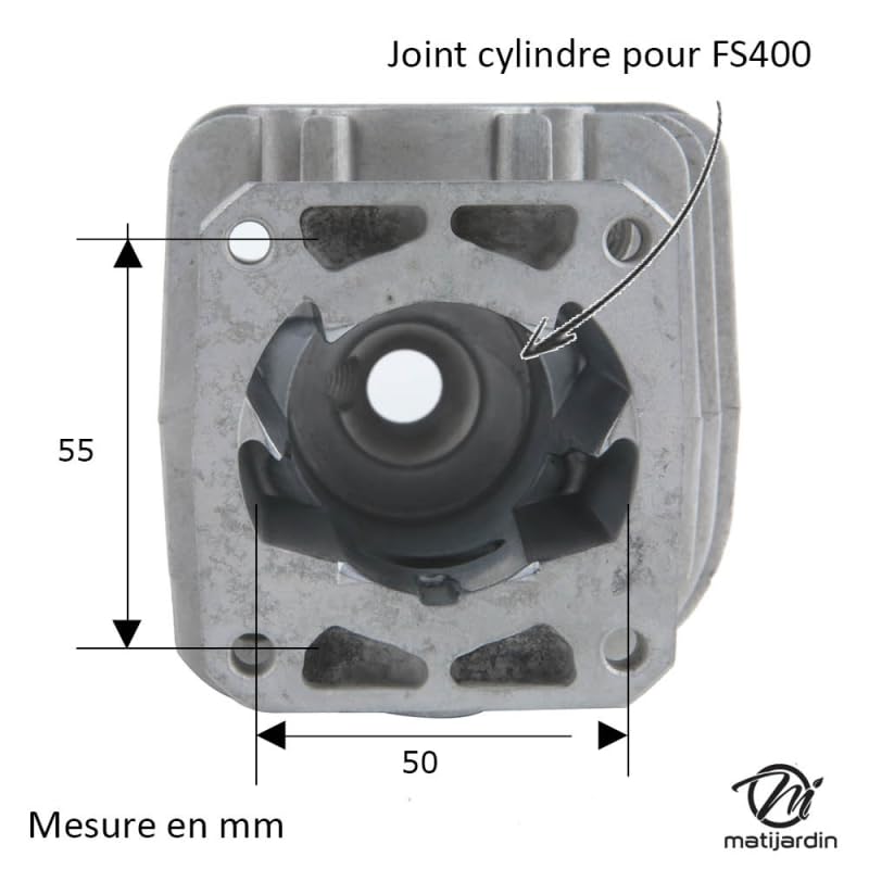 Matijardin - Générique Cylindre piston pour débroussailleuse. Ø 40 mm. Pour Stihl FS400
