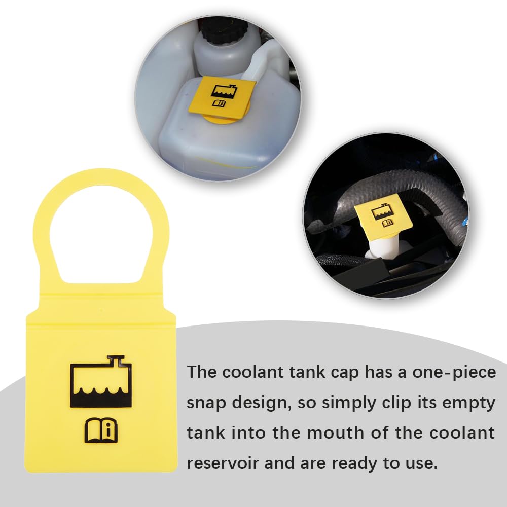 Aazon.co: 2 Pack 54201 Engine Coolant Reservoir Cap, Coolant
