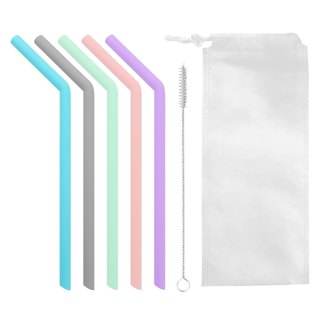See full amazon price history chart for HASTHIP® 5Pcs Reusable Silicone Straws, 9.8inch Portable Straws Extra Long Flexible Kids/Toddlers Straws for 20 oz 30 oz Water Glasses with Cloth Bag and Cleaning Brush HASTHIP® 5Pcs Reusable Silicone Straws, 9.8inch Portable Straws Extra Long Flexible Kids/Toddlers Straws for 20 oz 30 oz Water Glasses with Cloth Bag and Cleaning Brush (B0BPXLDHQS) Amazon Price History, Amazon Price Tracker