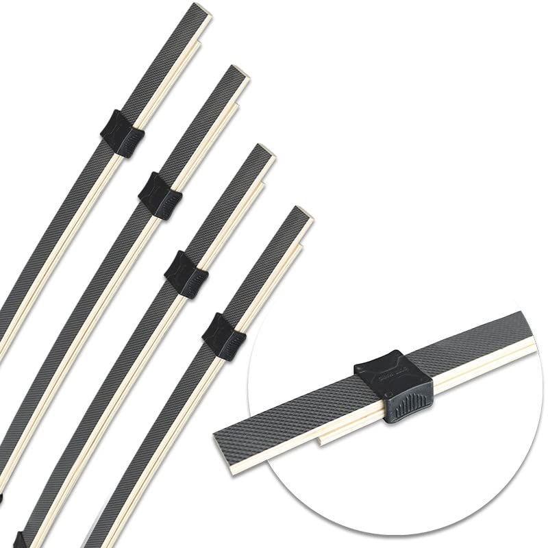 Ventadecolchones - Lamas Dobles con regulador de firmeza para Cama articulada de 105 cm (Pack 4 uds - Lama de 98 cm)