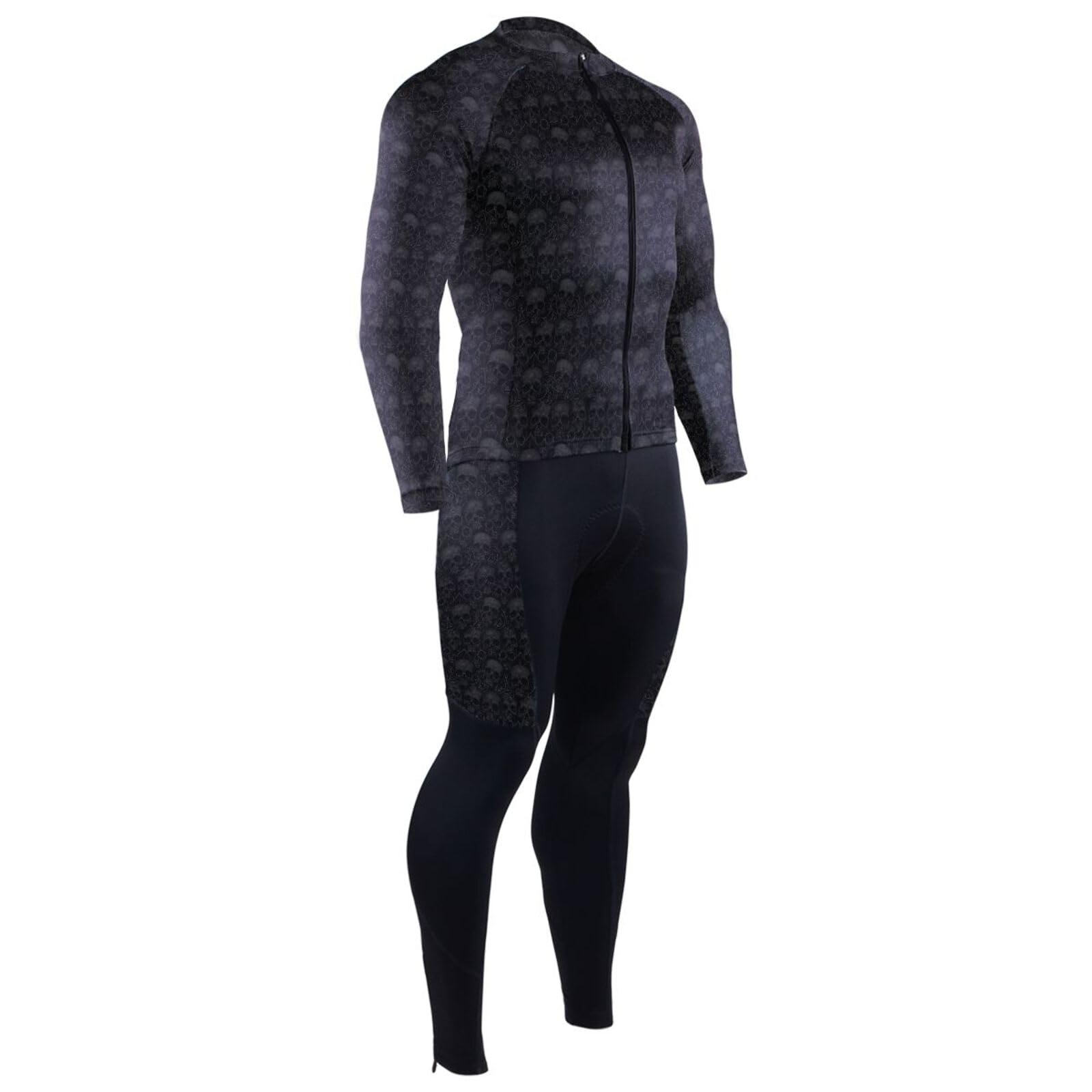 Radtrikot für Herren mit Taschen, winddicht, 3D-gepolstert