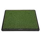 Astibym Golfschlag-Übungsmatte, Samt-Golfmatte, Tragbare Trainingsmatte, Anti-Rutsch-Matte, Golf-Übungsmatte für Gartenhof, Golf